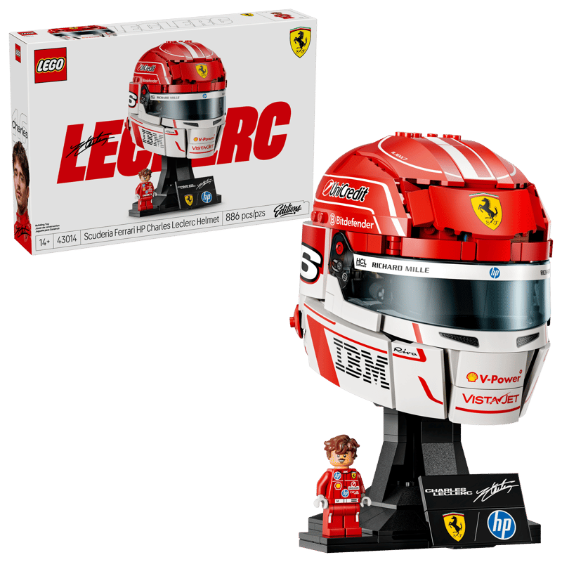 LEGO® Editions Scuderia Ferrari HP Charles Leclerc Helmet 43014 ...