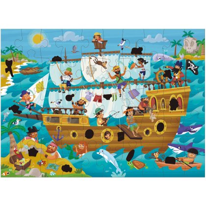 Magic Puzzle - Pirate Ship Magic Puzzle - Pirate Ship