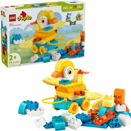 LEGO® DUPLO® Town 3 in 1 Animals on Wheels Building Toy for Imaginative Play 10448 LEGO® DUPLO® Town 3 in 1 Animals on Wheels Building Toy for Imaginative Play 10448