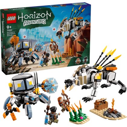 LEGO® Horizon Adventures™ Aloy & Varl vs. Shell-Walker & Sawtooth Toy 77037 LEGO® Horizon Adventures™ Aloy & Varl vs. Shell-Walker & Sawtooth Toy 77037