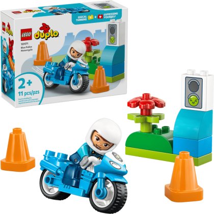 LEGO® DUPLO® Town Blue Police Motorcycle Playset 10471 LEGO® DUPLO® Town Blue Police Motorcycle Playset 10471