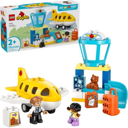 LEGO® DUPLO® Town First Time at the Airport Building Toy for Pretend Play 10443 LEGO® DUPLO® Town First Time at the Airport Building Toy for Pretend Play 10443