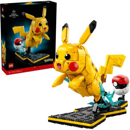 LEGO® Pokémon™ Pikachu and Poké Ball Building Kit 72152 LEGO® Pokémon™ Pikachu and Poké Ball Building Kit 72152