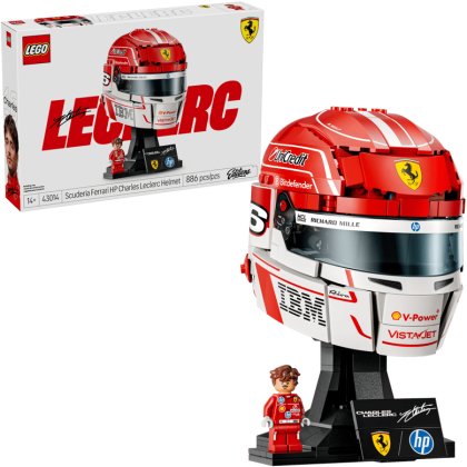 LEGO® Editions Scuderia Ferrari HP Charles Leclerc Helmet 43014 LEGO® Editions Scuderia Ferrari HP Charles Leclerc Helmet 43014
