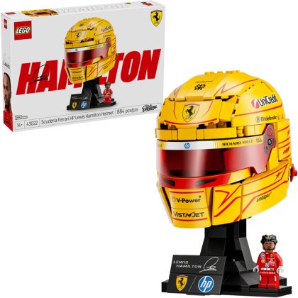 LEGO® Editions Scuderia Ferrari HP Lewis Hamilton Helmet 43022 LEGO® Editions Scuderia Ferrari HP Lewis Hamilton Helmet 43022