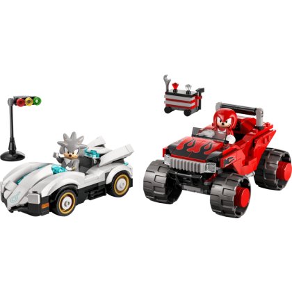 LEGO® Sonic the Hedgehog™ Silver’s Car vs. Knuckles’ Monster Truck 77118 LEGO® Sonic the Hedgehog™ Silver’s Car vs. Knuckles’ Monster Truck 77118