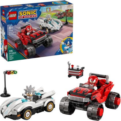 LEGO® Sonic the Hedgehog™ Silver’s Car vs. Knuckles’ Monster Truck 77118 LEGO® Sonic the Hedgehog™ Silver’s Car vs. Knuckles’ Monster Truck 77118