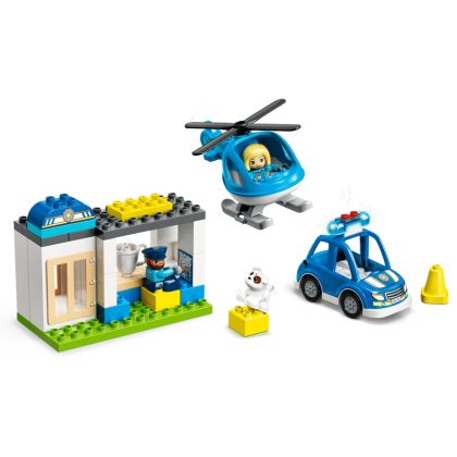 LEGO? DUPLO? Rescue Police Station & Helicopter 10959 Building Toy (40 Pieces) LEGO? DUPLO? Rescue Police Station & Helicopter 10959 Building Toy (40 Pieces)