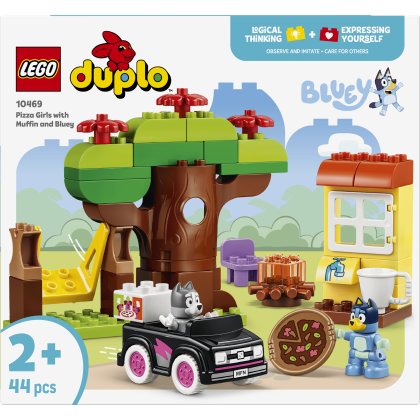 LEGO® DUPLO® Bluey Pizza Girls with Muffin and Bluey 10469 LEGO® DUPLO® Bluey Pizza Girls with Muffin and Bluey 10469