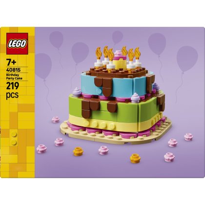 LEGO® Birthday Party Cake with Decorations, Fun Gift Set, Table Decor 40815 LEGO® Birthday Party Cake with Decorations, Fun Gift Set, Table Decor 40815