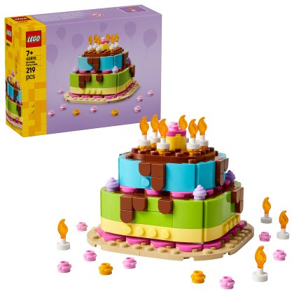LEGO® Birthday Party Cake with Decorations, Fun Gift Set, Table Decor 40815 LEGO® Birthday Party Cake with Decorations, Fun Gift Set, Table Decor 40815