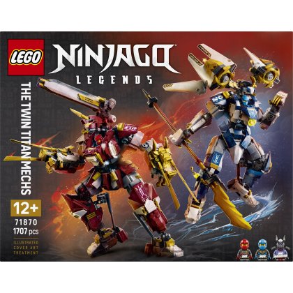 LEGO® NINJAGO® The Twin Titan Mechs Action Figures 71870 LEGO® NINJAGO® The Twin Titan Mechs Action Figures 71870