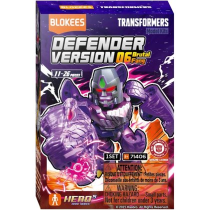 Blokees - Transformers Galaxy Version Defender 06 Brutal Fang (Blind Box)