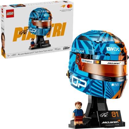 LEGO® McLaren Mastercard F1® Team Oscar Piastri Helmet 43017 LEGO® McLaren Mastercard F1® Team Oscar Piastri Helmet 43017