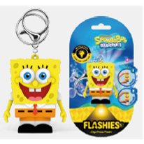 3D Keychain With Led Flashlight Paw Spongebob