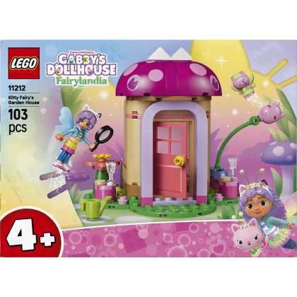 LEGO Gabby's Dollhouse Kitty Fairy's Garden House Toy 11212 LEGO Gabby's Dollhouse Kitty Fairy's Garden House Toy 11212