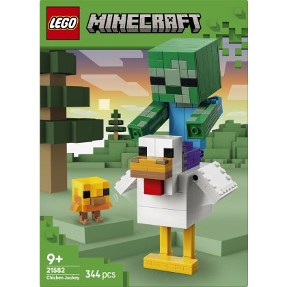 LEGO Minecraft Chicken Jockey Building Toy Decor 21582 LEGO Minecraft Chicken Jockey Building Toy Decor 21582