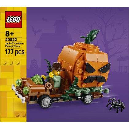 LEGO Jack-O-Lantern Pickup Truck Halloween Craft Toy Set 40822 LEGO Jack-O-Lantern Pickup Truck Halloween Craft Toy Set 40822