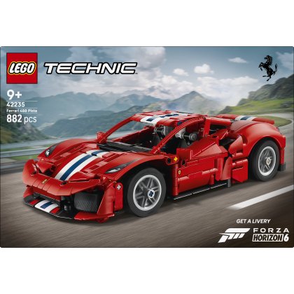 LEGO Technic Ferrari 488 Pista Car Building Toy 42235 LEGO Technic Ferrari 488 Pista Car Building Toy 42235