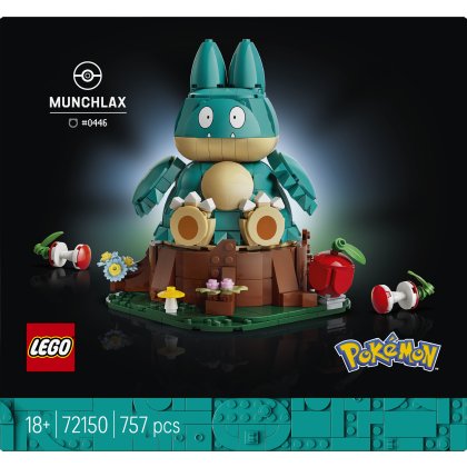 LEGO Pokemon Munchlax Figure Decor Building Set 72150 LEGO Pokemon Munchlax Figure Decor Building Set 72150