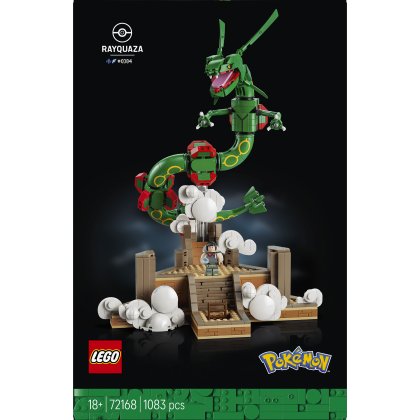 LEGO Pokemon Rayquaza Decor Figure Building Set 72168 LEGO Pokemon Rayquaza Decor Figure Building Set 72168