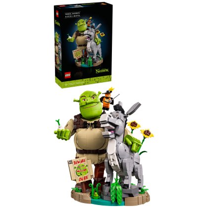 LEGO Shrek: Shrek, Donkey & Puss in Boots Figure Kit 72423 LEGO Shrek: Shrek, Donkey & Puss in Boots Figure Kit 72423