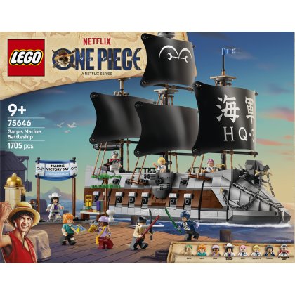 LEGO ONE PIECE Garp's Marine Battleship Building Toy 75646 LEGO ONE PIECE Garp's Marine Battleship Building Toy 75646