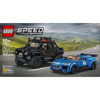LEGO Speed Champions Jaguar Project 7 & Land Rover Defender 77264 LEGO Speed Champions Jaguar Project 7 & Land Rover Defender 77264