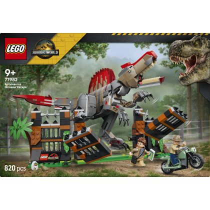 LEGO Jurassic World Spinosaurus Dinosaur Escape Toy 77982 LEGO Jurassic World Spinosaurus Dinosaur Escape Toy 77982