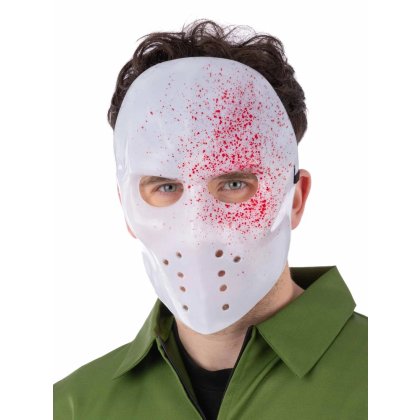 White Blood Splatter Hockey Mask White Blood Splatter Hockey Mask