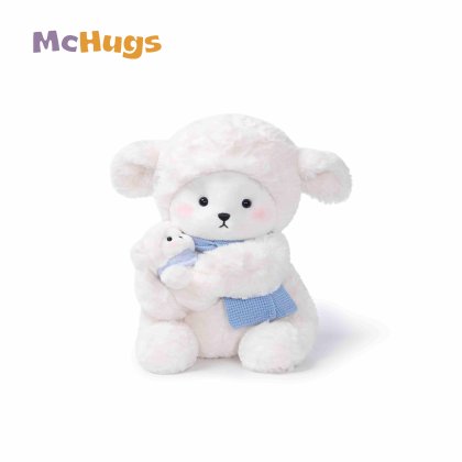 Parent & Baby Creamy Sheep Plush Set