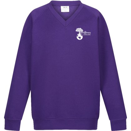 Montgomery Primary V-Neck Sweatshirt Montgomery Primary V-Neck Sweatshirt