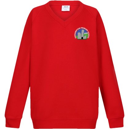 Okehampton Primary V-Neck Sweatshirt Okehampton Primary V-Neck Sweatshirt