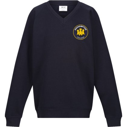 Okehampton College V-Neck Sweatshirt Okehampton College V-Neck Sweatshirt