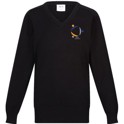 Honiton Community College Cotton V-Neck Pullover Honiton Community College Cotton V-Neck Pullover