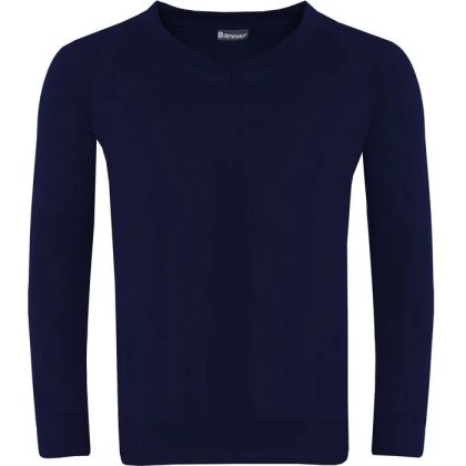 Classic V-Neck Sweatshirt from Banner