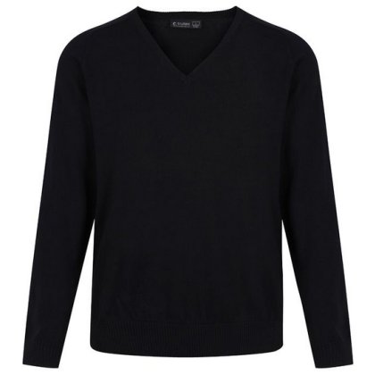Cotton V-Neck Jumper from Trutex Cotton V-Neck Jumper from Trutex