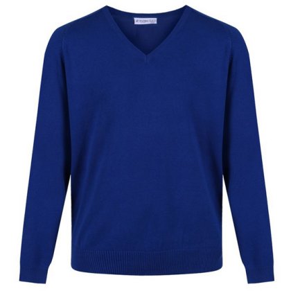 Cotton V-Neck Jumper from Trutex Cotton V-Neck Jumper from Trutex