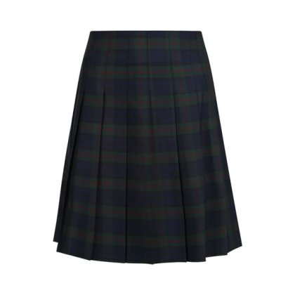 Senior Stitch Down Pleat Tartan Skirt Senior Stitch Down Pleat Tartan Skirt