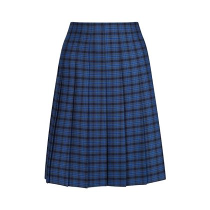 Senior Stitch Down Pleat Tartan Skirt Senior Stitch Down Pleat Tartan Skirt