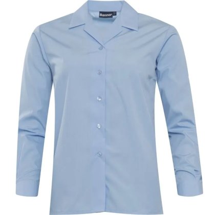 Long Sleeve Non Iron Rever Blouse Twin Pack from Banner