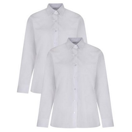 Long Sleeve Non Iron Blouse Twin Pack from Trutex Long Sleeve Non Iron Blouse Twin Pack from Trutex