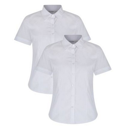Short Sleeve Fitted Blouse Twin Pack from Trutex Short Sleeve Fitted Blouse Twin Pack from Trutex