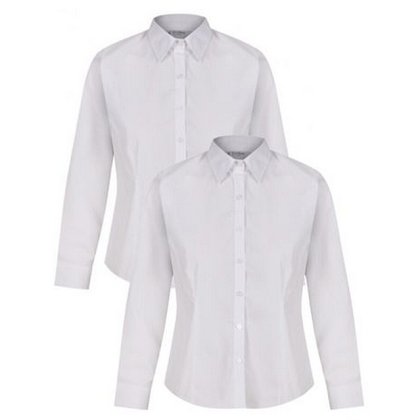 Long Sleeve Fitted Blouse Twin Pack from Trutex Long Sleeve Fitted Blouse Twin Pack from Trutex