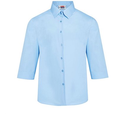 3/4 Sleeve Fitted Non Iron Blouse from David Luke 3/4 Sleeve Fitted Non Iron Blouse from David Luke
