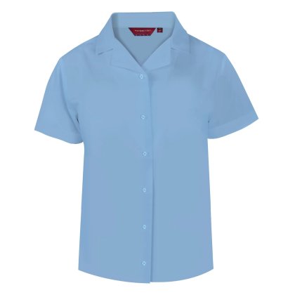 Short Sleeve Slim Fit Non Iron Rever Blouse from Winterbottoms