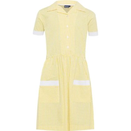 Gingham Button Front School Summer Dress (Ayr) Gingham Button Front School Summer Dress (Ayr)