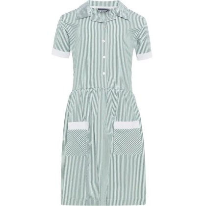 Stripe Button Front School Summer Dress (Kinsale)