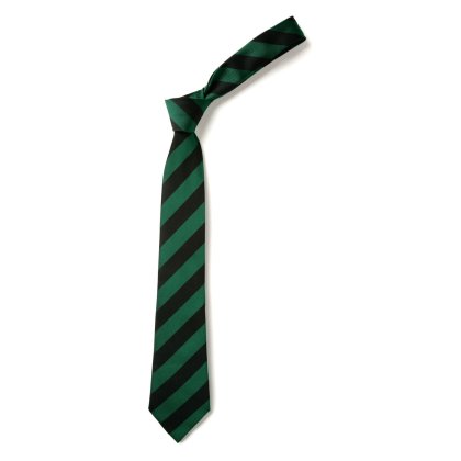 Black/Green Striped School Tie Black/Green Striped School Tie