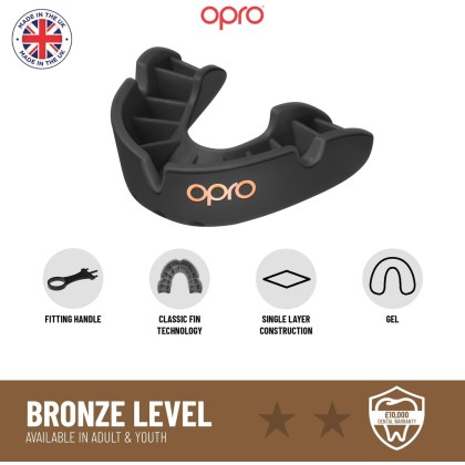 Opro Bronze Self-Fit Mouthguard/Gum Shield